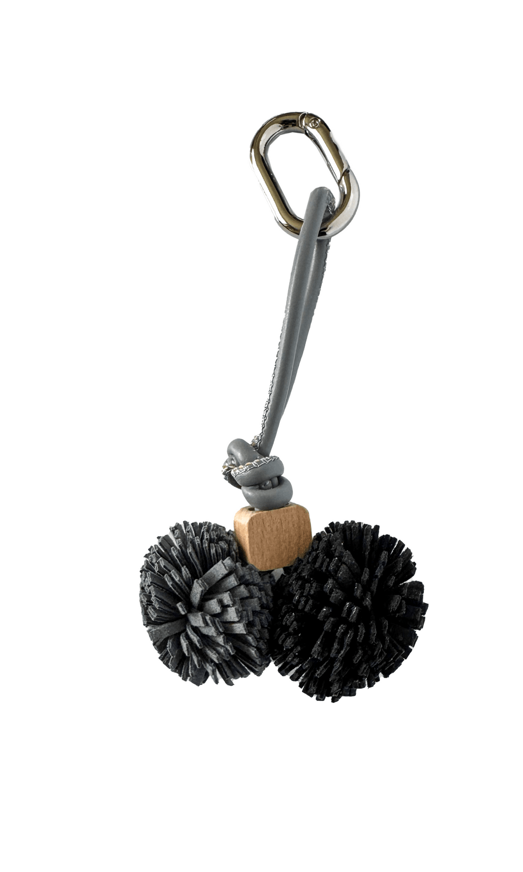 Pompom black & grey - Chilipepperlabel