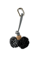 Pompom black & grey - Chilipepperlabel