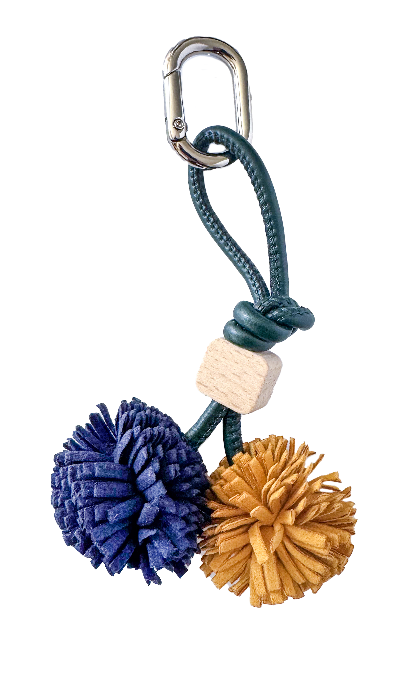 Color block pompoms