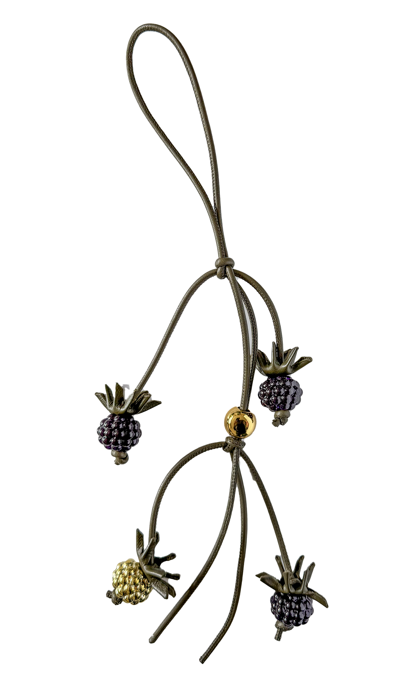 Black berry bag charm