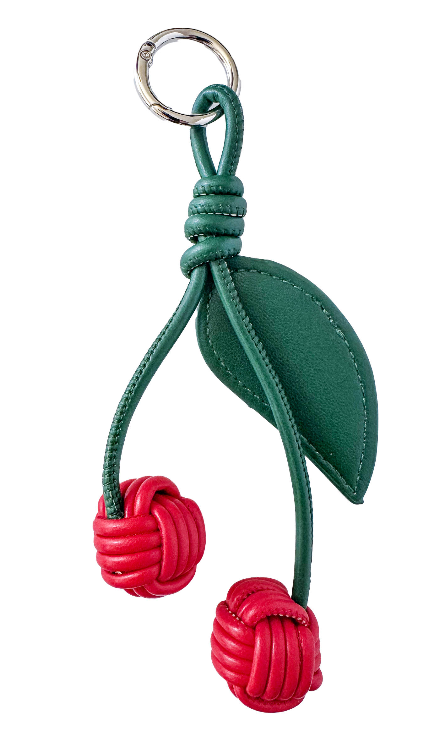 leather cherry charm