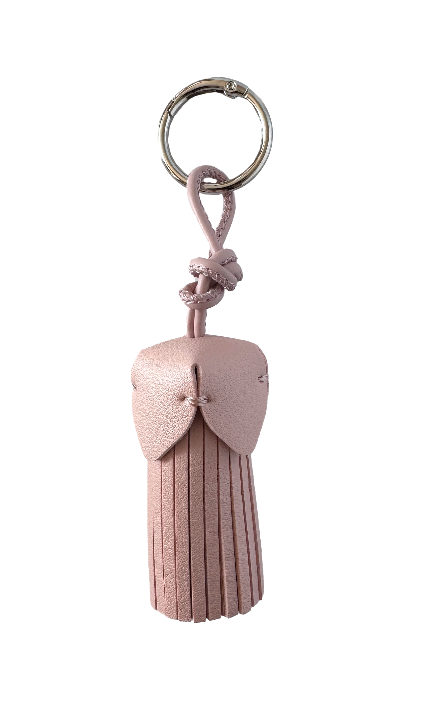 Leather tassel pendant